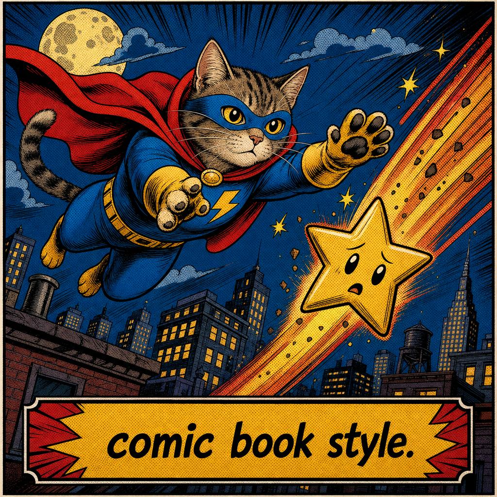 comic book style